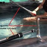 Rowing Oars w/Adj. Pneumatic Resistance